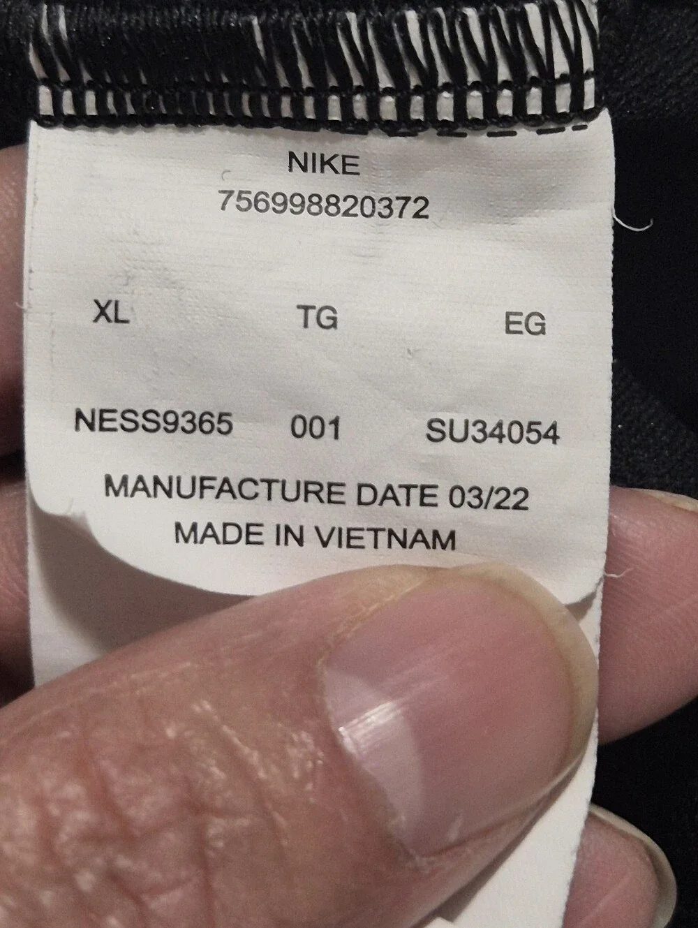 Nike black one
